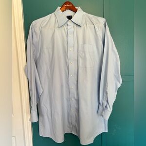 Jos. A. Bank Travelers Collection Men's Button-Down Dress Shirt 18 1/2 - 34